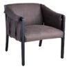Found & Fable Axl Grey Faux Leather Armchair 2 Found & Fable Axl Grey Faux Leather Armchair -Accent Furniture Shop found fable axl grey faux leather armchair
