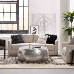 Found & Fable Fallon Linen Sofa -Accent Furniture Shop found fable fallon linen sofa 3