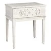 Found & Fable Grey Wash Carved Single Drawer Nightstand -Accent Furniture Shop found fable grey wash carved single drawer nightstand