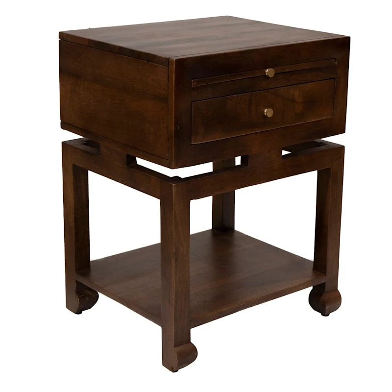 Found & Fable Maddison Brown Accent Table 4 Found & Fable Maddison Brown Accent Table - Image 2