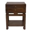 Found & Fable Maddison Brown Accent Table -Accent Furniture Shop found fable maddison brown accent table