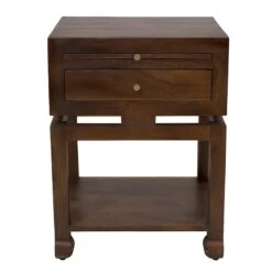 Found & Fable Maddison Brown Accent Table