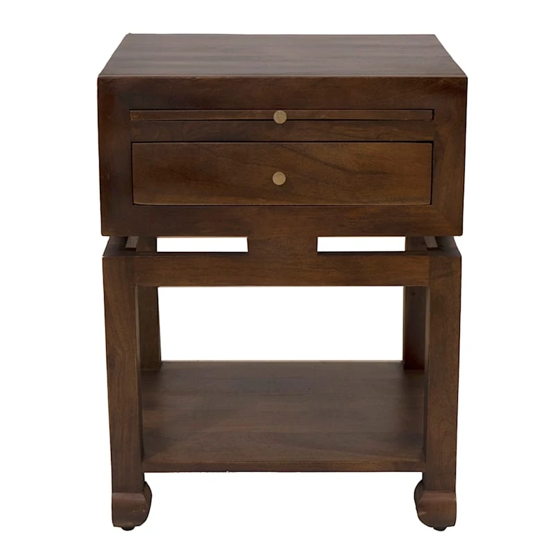Found & Fable Maddison Brown Accent Table 3 Found & Fable Maddison Brown Accent Table