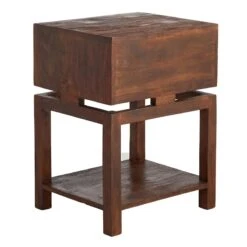 Found & Fable Maddison Chestnut Wood Side Table With Drawer 14 Found & Fable Maddison Chestnut Wood Side Table With Drawer -Accent Furniture Shop found fable maddison chestnut wood side table with drawer 5