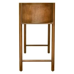 Found & Fable Reston Round Corner Wooden Console Table -Accent Furniture Shop found fable reston round corner wooden console table 2