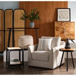 Found & Fable Willow Pouf -Accent Furniture Shop found fable willow pouf 3