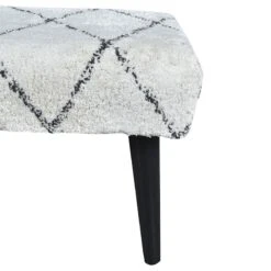 Found & Fable Zuri Cream & Black Tufted Bench 17 Found & Fable Zuri Cream & Black Tufted Bench -Accent Furniture Shop found fable zuri cream black tufted bench 4