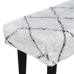 Found & Fable Zuri Cream & Black Tufted Bench 19 Found & Fable Zuri Cream & Black Tufted Bench -Accent Furniture Shop found fable zuri cream black tufted bench 6