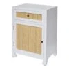 Grace Mitchell 1-Door 1-Drawer Wood & Rattan Cabinet -Accent Furniture Shop grace mitchell 1 door 1 drawer wood rattan cabinet