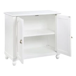 Grace Mitchell Asbury 2-Door White Cabinet -Accent Furniture Shop grace mitchell asbury 2 door white cabinet 1