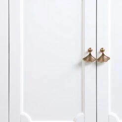 Grace Mitchell Asbury 2-Door White Cabinet -Accent Furniture Shop grace mitchell asbury 2 door white cabinet 4