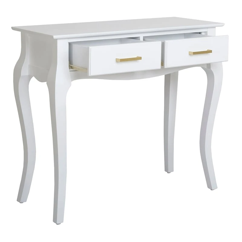 Grace Mitchell Scarlett 2-Drawer Console Table, White 4 Grace Mitchell Scarlett 2-Drawer Console Table, White - Image 2