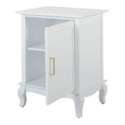 Grace Mitchell Scarlett White 1-Door Cabinet -Accent Furniture Shop grace mitchell scarlett white 1 door cabinet 3