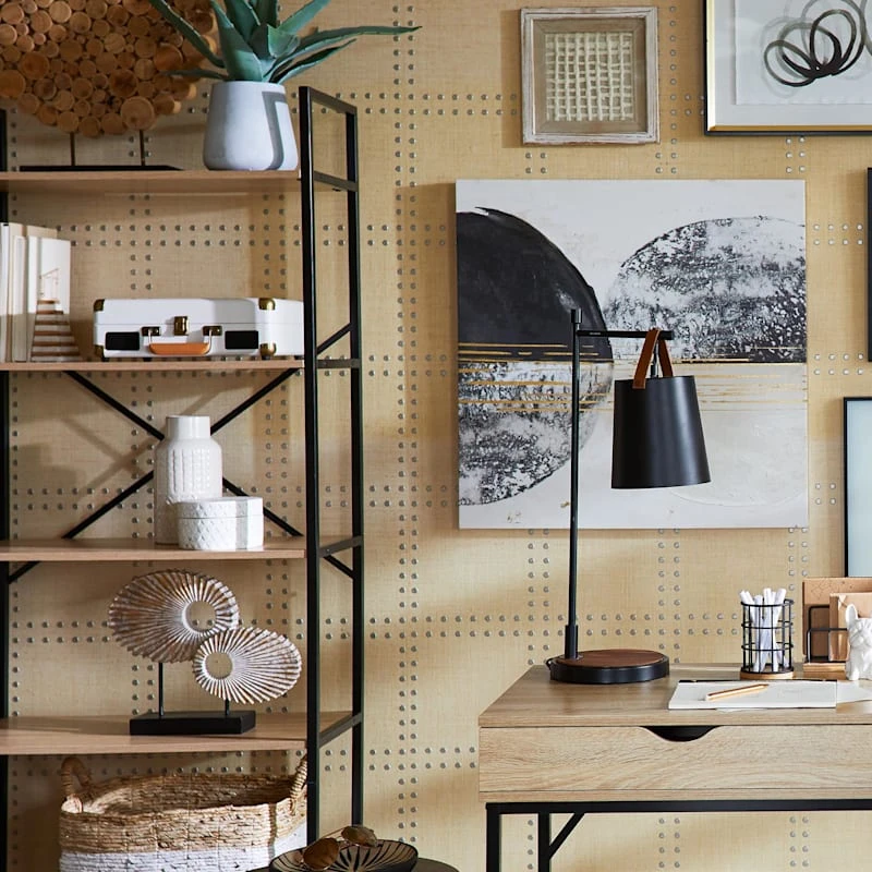 Honeybloom 4-Tier Burnaby Wood & Metal Shelf 9 Honeybloom 4-Tier Burnaby Wood & Metal Shelf - Image 7