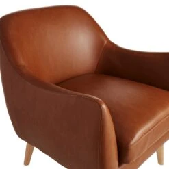 Honeybloom Braxton Faux Leather Chair -Accent Furniture Shop honeybloom braxton faux leather chair 4