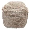 Honeybloom Caleb Jute Square Pouf -Accent Furniture Shop honeybloom caleb jute square pouf