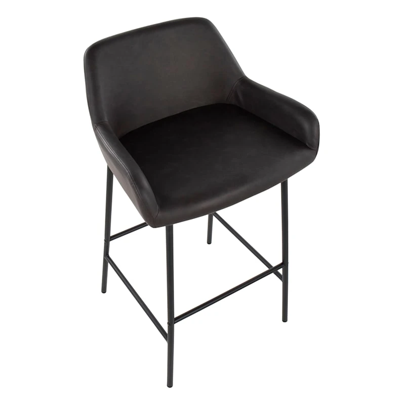 Honeybloom Destin Barstool, Dark Brown 8 Honeybloom Destin Barstool, Dark Brown - Image 6