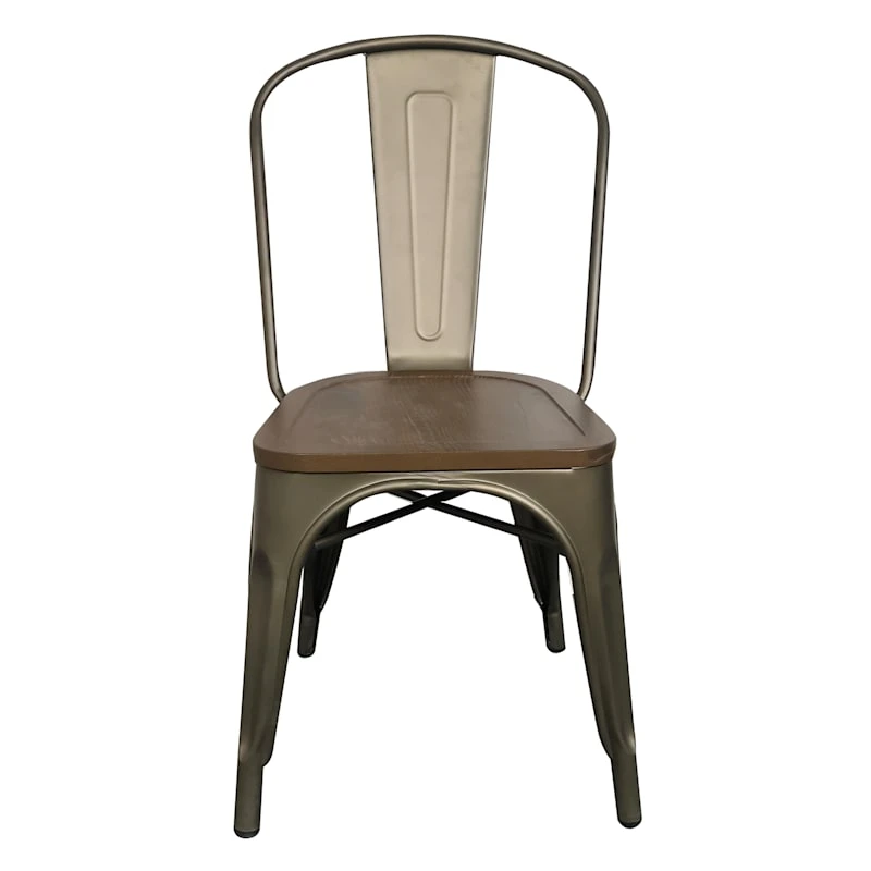 Honeybloom Ennis Metal Dining Chair 3 Honeybloom Ennis Metal Dining Chair
