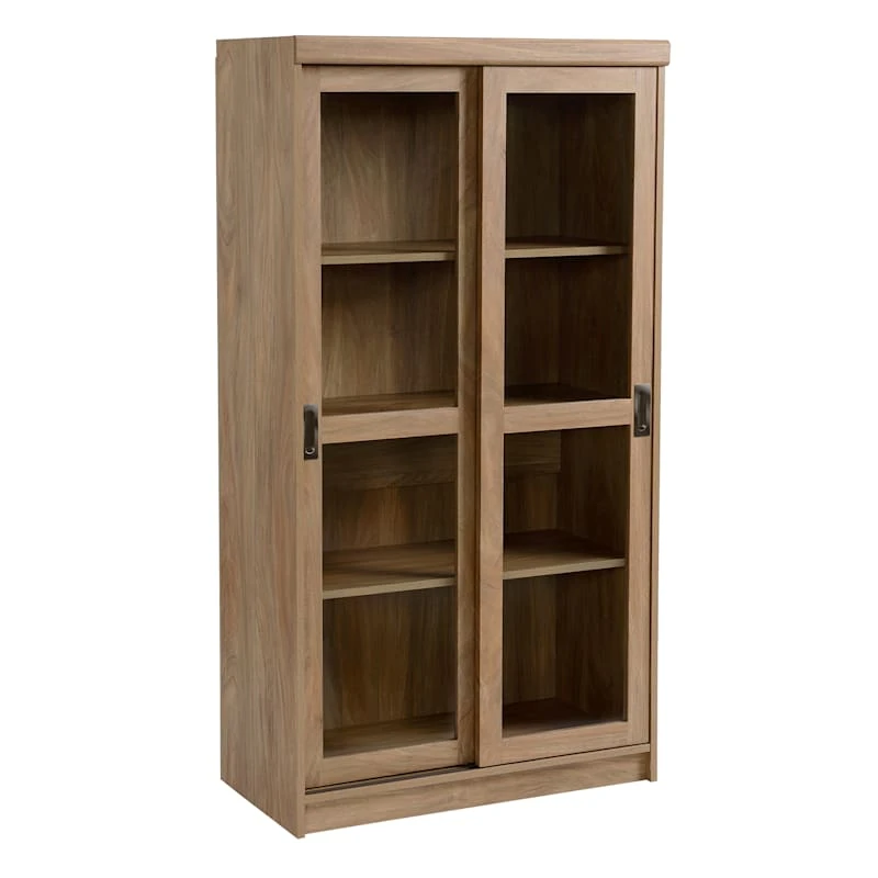 Honeybloom Fullerton 4-Shelf Sliding Door Cabinet 3 Honeybloom Fullerton 4-Shelf Sliding Door Cabinet