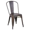 Honeybloom Idris Bronze Metal Dining Chair -Accent Furniture Shop honeybloom idris bronze metal dining chair