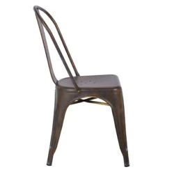 Honeybloom Idris Bronze Metal Dining Chair -Accent Furniture Shop honeybloom idris bronze metal dining chair 2