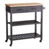 Honeybloom Kaden Kitchen Cart -Accent Furniture Shop honeybloom kaden kitchen cart