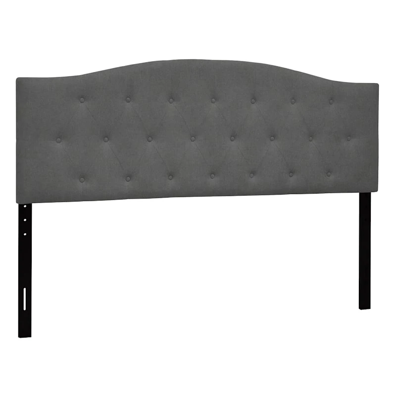 Honeybloom Kane Grey Tufted Headboard, King 3 Honeybloom Kane Grey Tufted Headboard, King