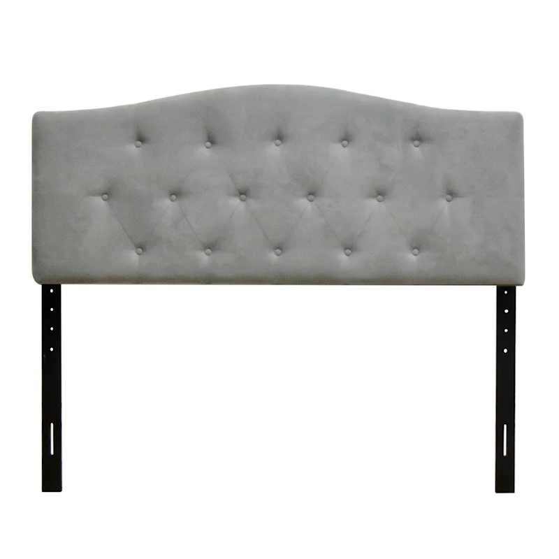 Honeybloom Kane Grey Tufted Headboard, Queen 3 Honeybloom Kane Grey Tufted Headboard, Queen