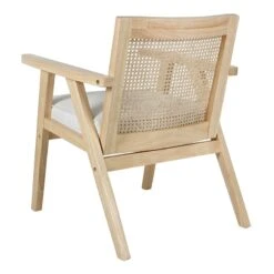 Honeybloom Kanon White Oak Accent Chair -Accent Furniture Shop honeybloom kanon white oak accent chair 2