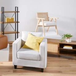 Honeybloom Kanon White Oak Accent Chair -Accent Furniture Shop honeybloom kanon white oak accent chair 3