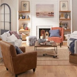 Honeybloom Nora Blue Woven Embroidered Pouf, 18" 7 Honeybloom Nora Blue Woven Embroidered Pouf, 18" -Accent Furniture Shop honeybloom nora blue woven embroidered pouf 18 2