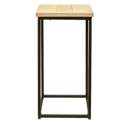 Honeybloom Parquet Wood Accent Table -Accent Furniture Shop honeybloom parquet wood accent table 1