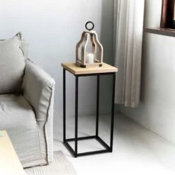 Honeybloom Parquet Wood Accent Table -Accent Furniture Shop honeybloom parquet wood accent table 4