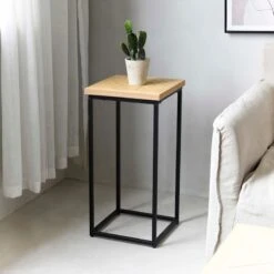 Honeybloom Parquet Wood Accent Table -Accent Furniture Shop honeybloom parquet wood accent table 5