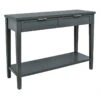 Honeybloom Redmond 2-Drawer Console Table, Grey 2 Honeybloom Redmond 2-Drawer Console Table, Grey -Accent Furniture Shop honeybloom redmond 2 drawer console table grey