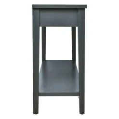 Honeybloom Redmond 2-Drawer Console Table, Grey -Accent Furniture Shop honeybloom redmond 2 drawer console table grey 2