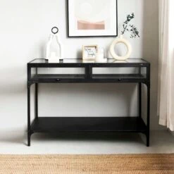 Honeybloom Sage Frost Console Table -Accent Furniture Shop honeybloom sage frost console table 5