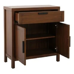 Honeybloom Samuel 1-Drawer 2-Door Wooden Cabinet -Accent Furniture Shop honeybloom samuel 1 drawer 2 door wooden cabinet 3