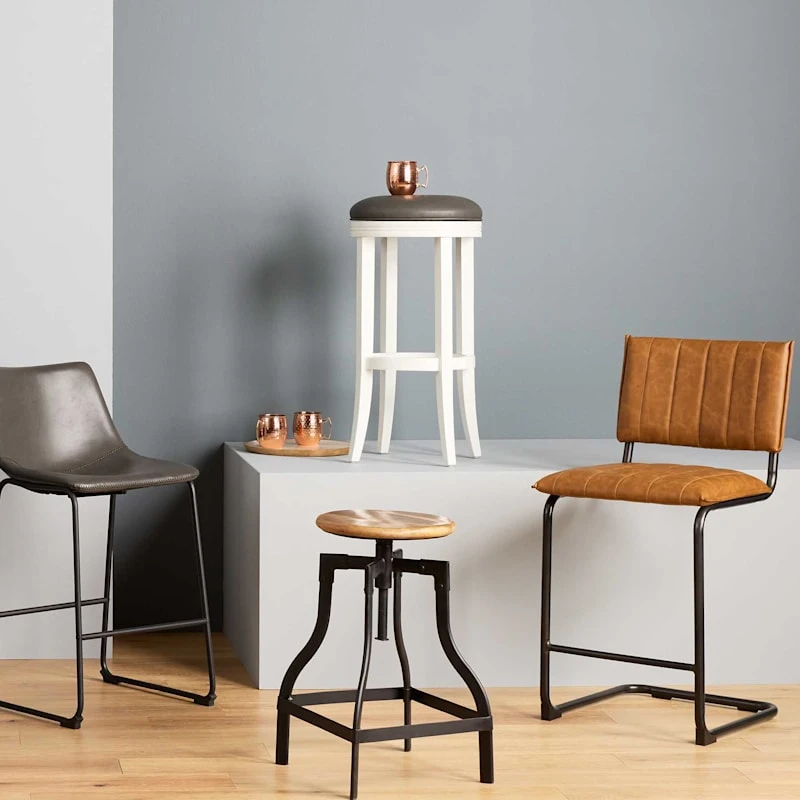 Honeybloom Waco Adjustable Backless Barstool 11 Honeybloom Waco Adjustable Backless Barstool - Image 9