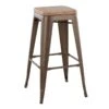 Honeybloom Westfield Barstool, Bronze -Accent Furniture Shop honeybloom westfield barstool bronze