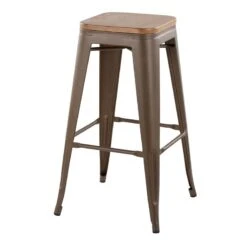 Honeybloom Westfield Barstool, Bronze -Accent Furniture Shop honeybloom westfield barstool bronze 2