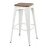 Honeybloom Westfield Barstool, White 2 Honeybloom Westfield Barstool, White -Accent Furniture Shop honeybloom westfield barstool white