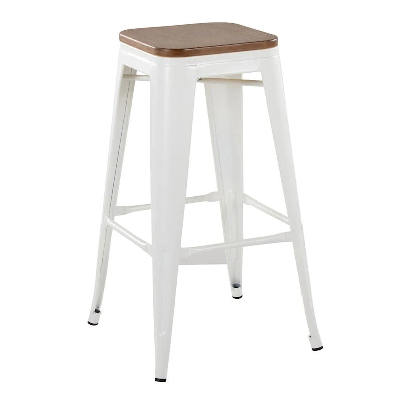 Honeybloom Westfield Barstool, White 5 Honeybloom Westfield Barstool, White - Image 3