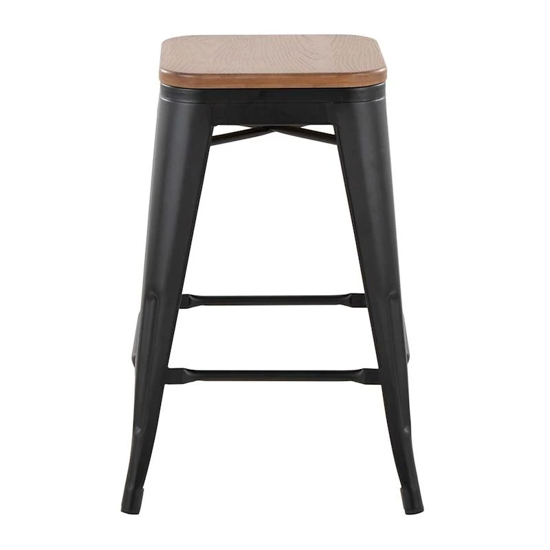 Honeybloom Westfield Counter Stool, Black 4 Honeybloom Westfield Counter Stool, Black - Image 2