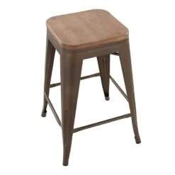 Honeybloom Westfield Counter Stool, Bronze -Accent Furniture Shop honeybloom westfield counter stool bronze 3