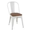 Honeybloom Westfield Dining Chair, White 2 Honeybloom Westfield Dining Chair, White -Accent Furniture Shop honeybloom westfield dining chair white