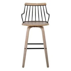 Honeybloom Whitley Swivel Barstool -Accent Furniture Shop honeybloom whitley swivel barstool 1