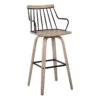 Honeybloom Whitley Swivel Barstool -Accent Furniture Shop honeybloom whitley swivel barstool