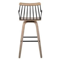 Honeybloom Whitley Swivel Barstool -Accent Furniture Shop honeybloom whitley swivel barstool 4