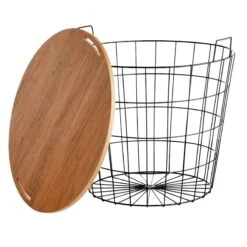 Honeybloom Wire Basket Storage Table 7 Honeybloom Wire Basket Storage Table -Accent Furniture Shop honeybloom wire basket storage table 1